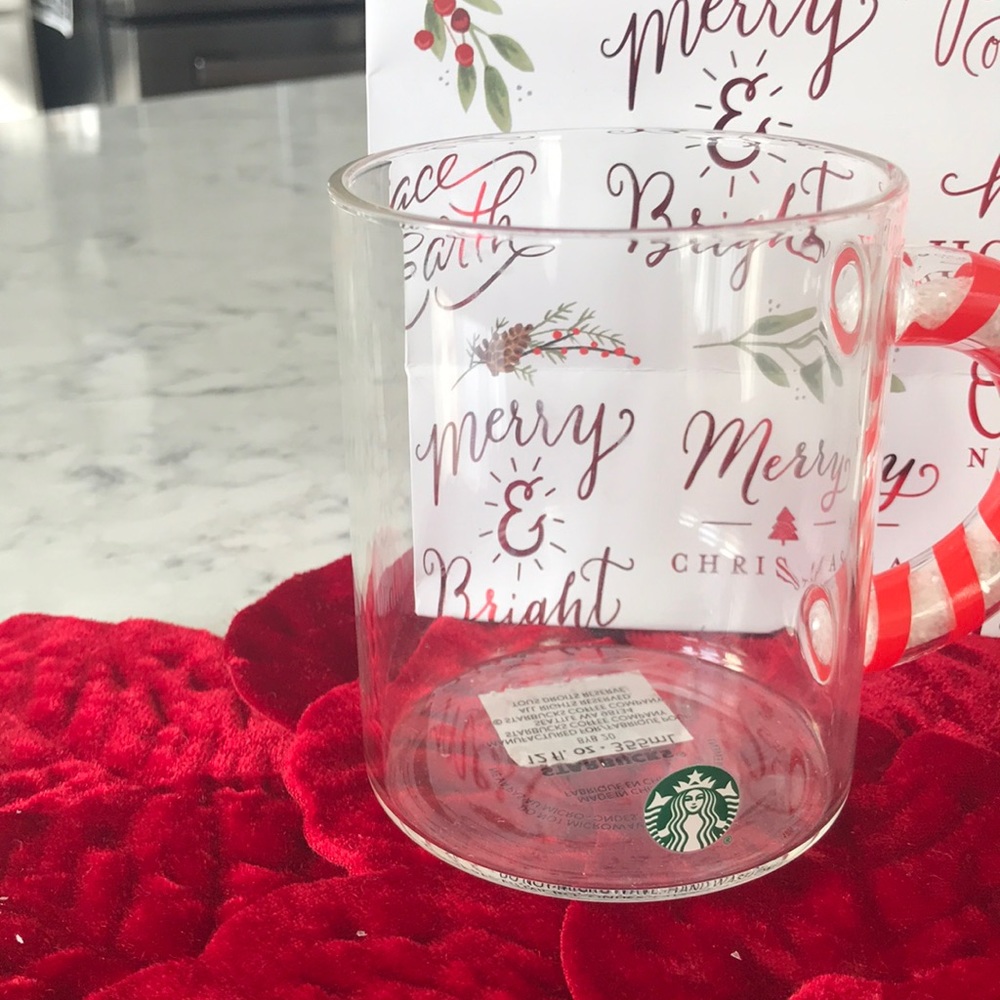 This cute holiday mug from Starbucks. One of the kind